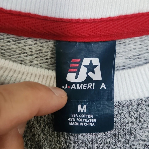 Coors Light J. America Sweatshirt Adult Medium Hockey Puck Crewneck Pullover - Picture 7 of 7